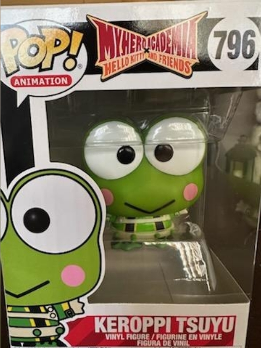 Funko Keroppi Tsuyu Green and Pink Pop! Vinyl Figure